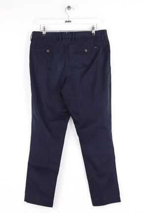 Pantalon droit Ralph Lauren Bleu en Coton
