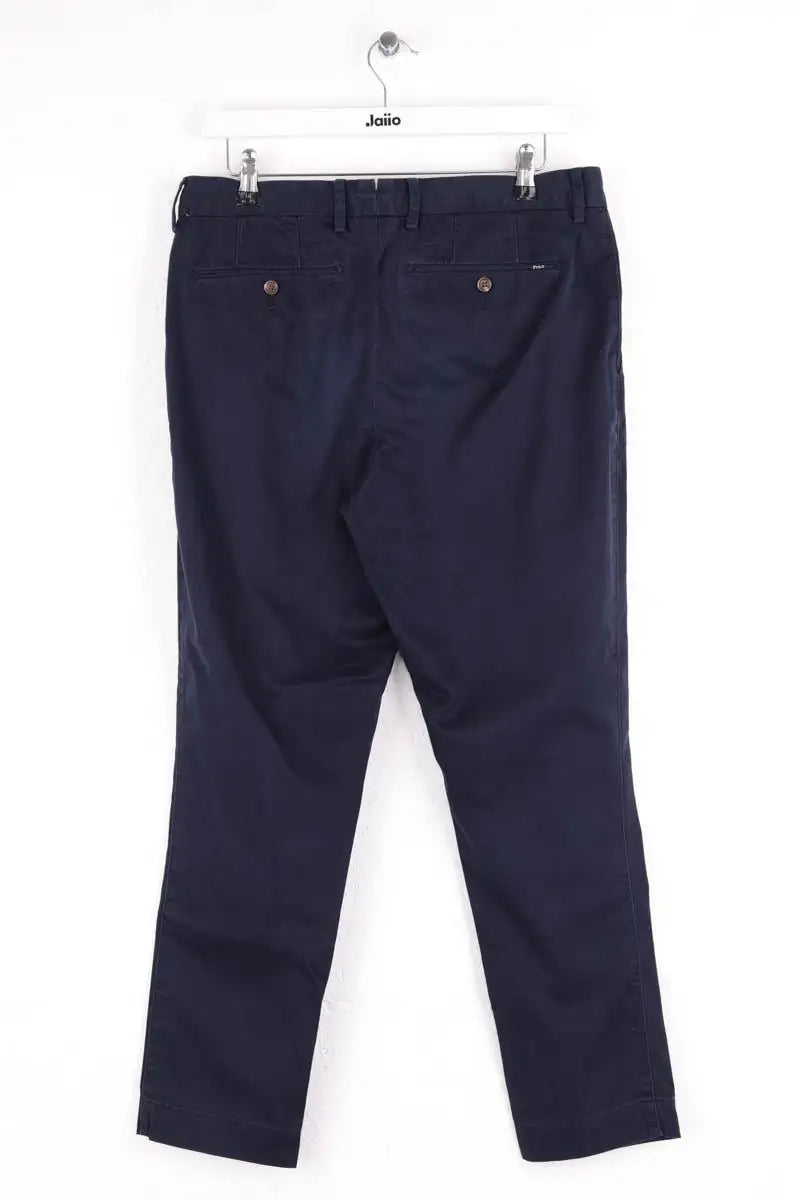Pantalon droit Ralph Lauren Bleu en Coton