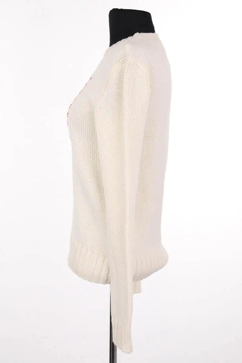Pull Ralph Lauren Ecru en Coton