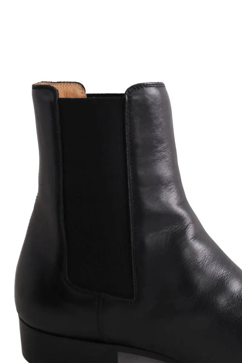 Boots Sandro Noir en Cuir