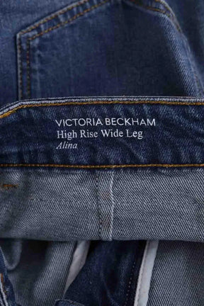 Jean bootcut Victoria Beckham Bleu en Coton