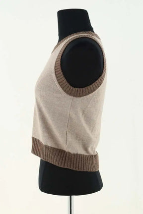 Top Officine Générale Beige en Laine