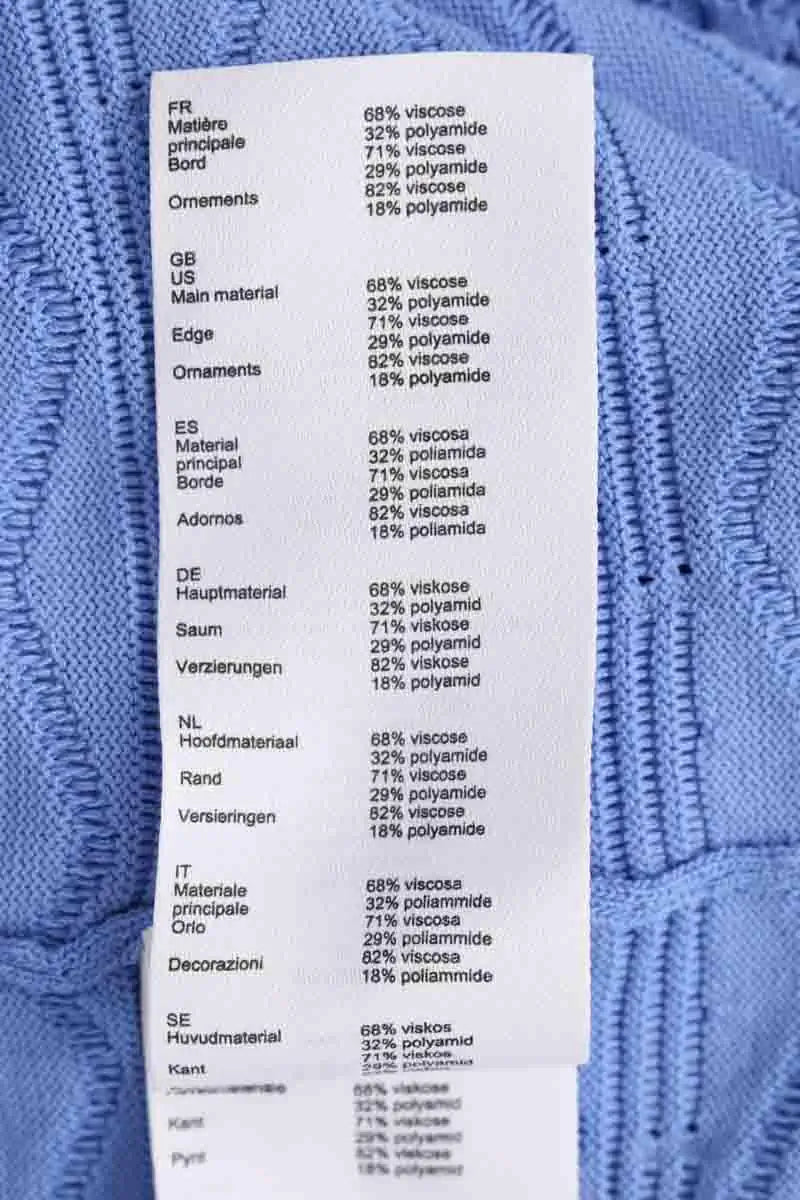 Robe Maje Bleu en Viscose