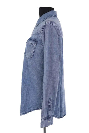 Chemise Ba&Sh Bleu en Coton