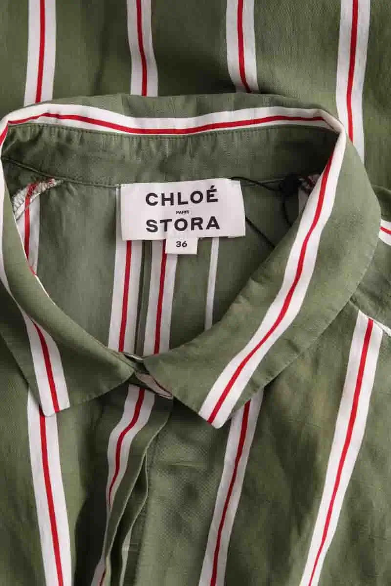 Robe Chloé Stora Vert en Viscose
