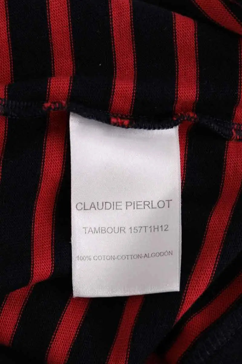 Top Claudie Pierlot Noir en Coton