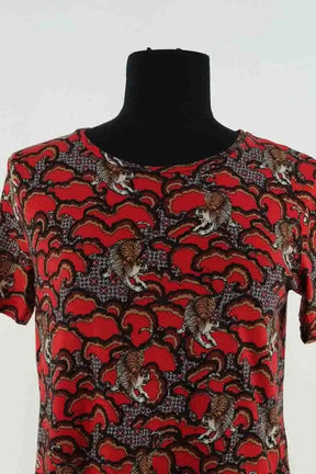 T-shirt Sandro Rouge en Coton