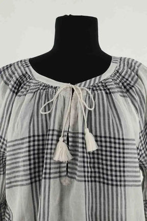Blouse Antik Batik Blanc en Coton