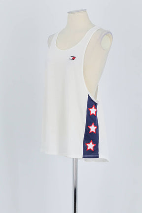 Top sans manche Tommy Hilfiger  Blanc