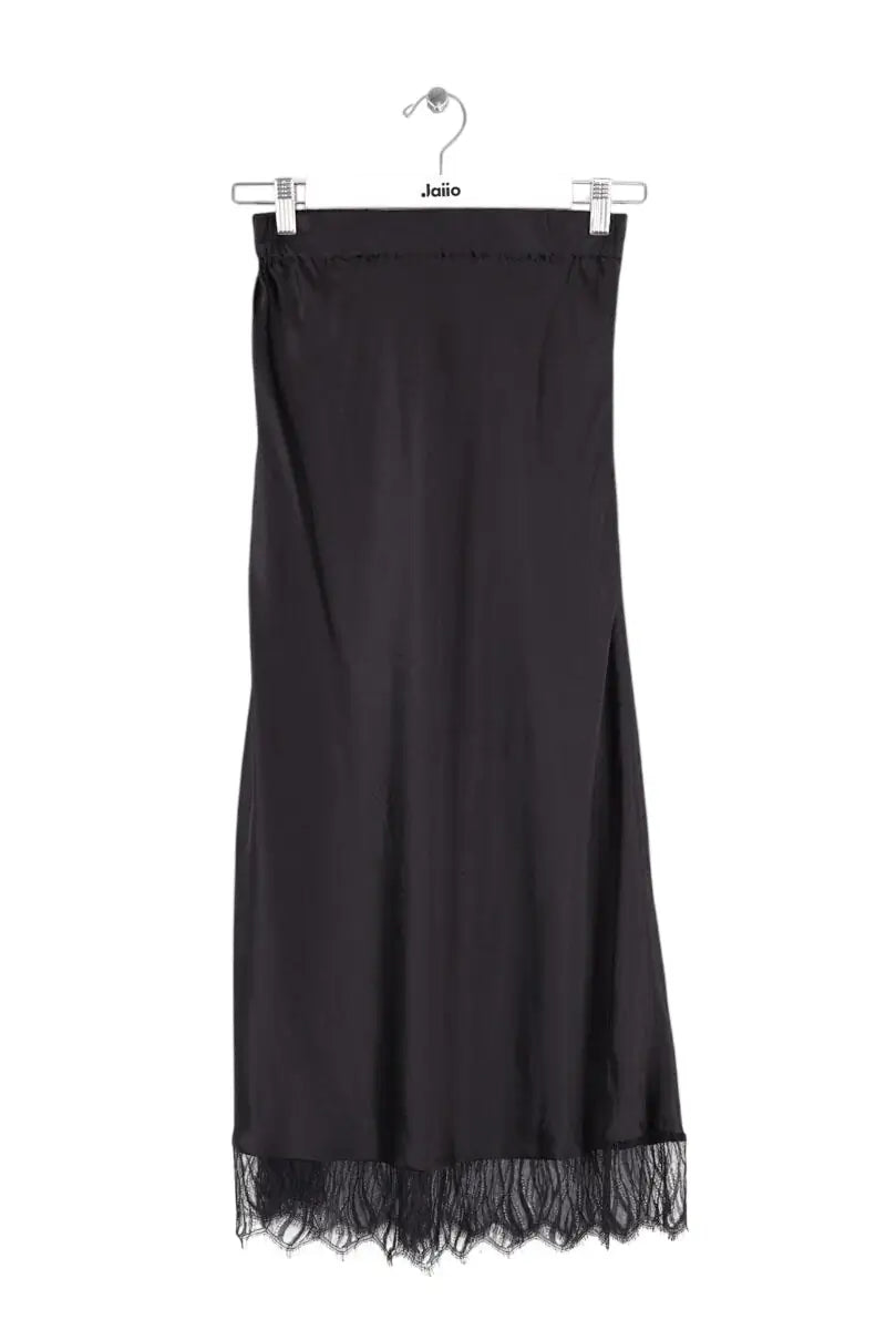 Jupe The Kooples Noir en Soie, taille XS - Seconde Main