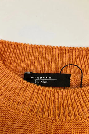 Pull Max Mara Orange en Coton