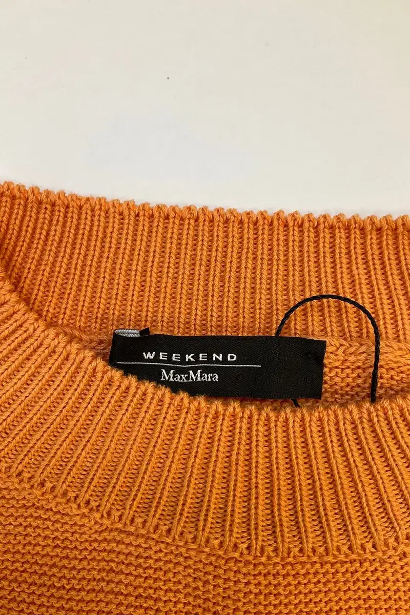 Pull Max Mara Orange en Coton