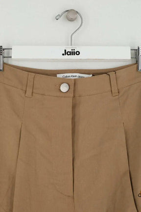 Pantalon Calvin Klein Camel en Coton