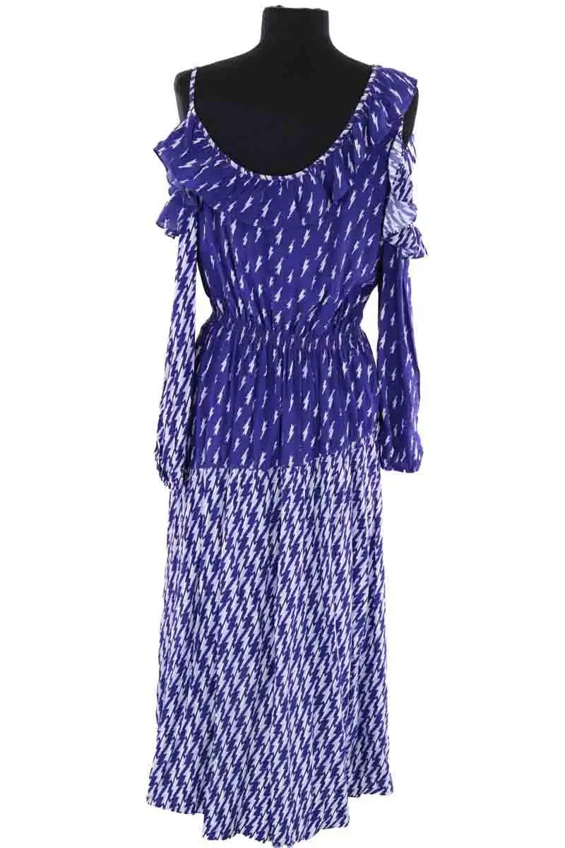 Robe Sandro Bleu en Viscose
