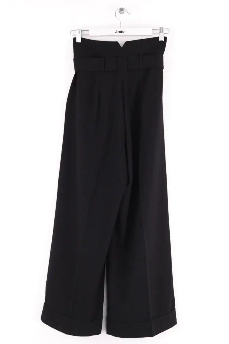 Pantalon large Tara Jarmon Noir en Synthétique