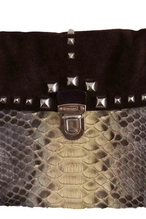 Mini sac Prada Marron en Cuirs exotiques