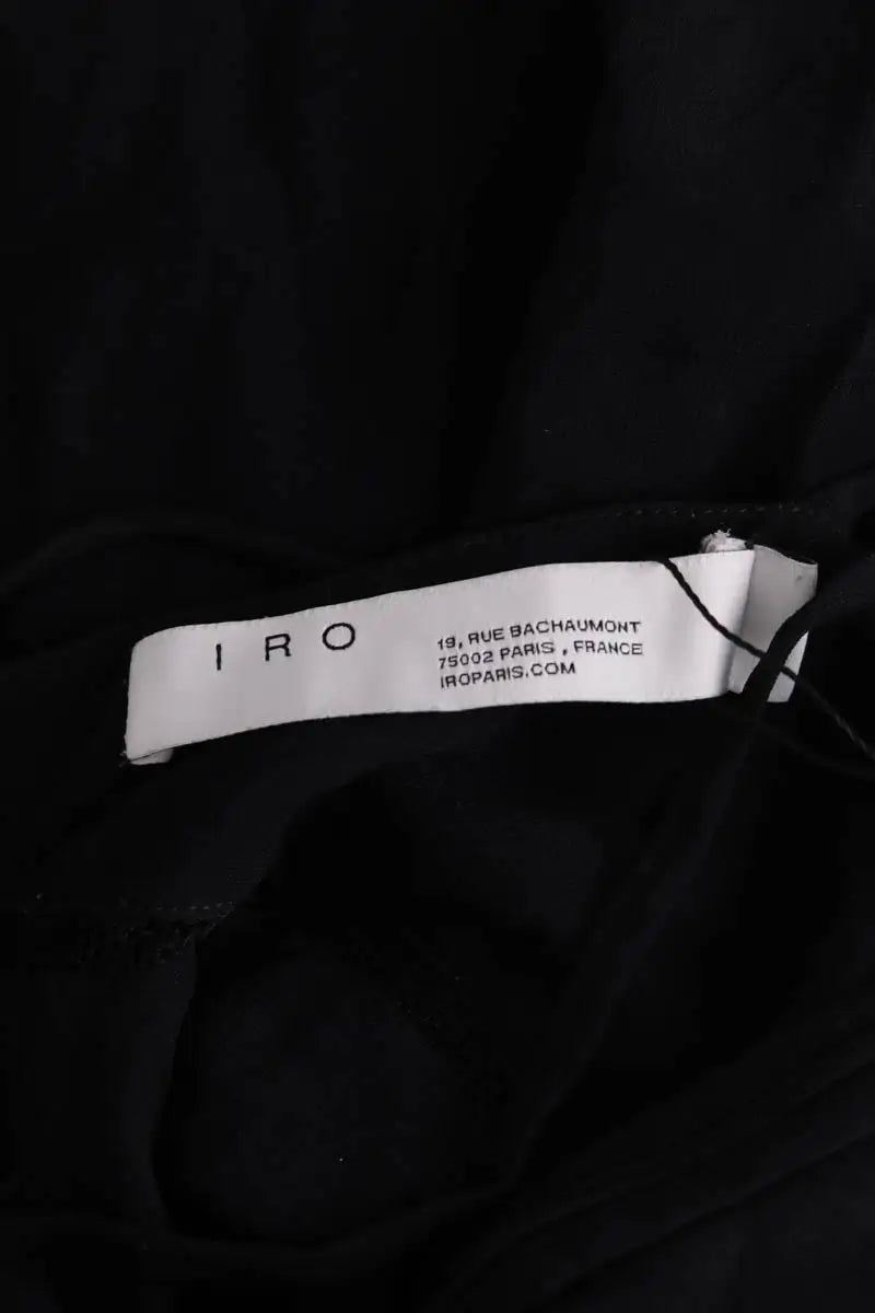 Robe Iro Noir en Coton