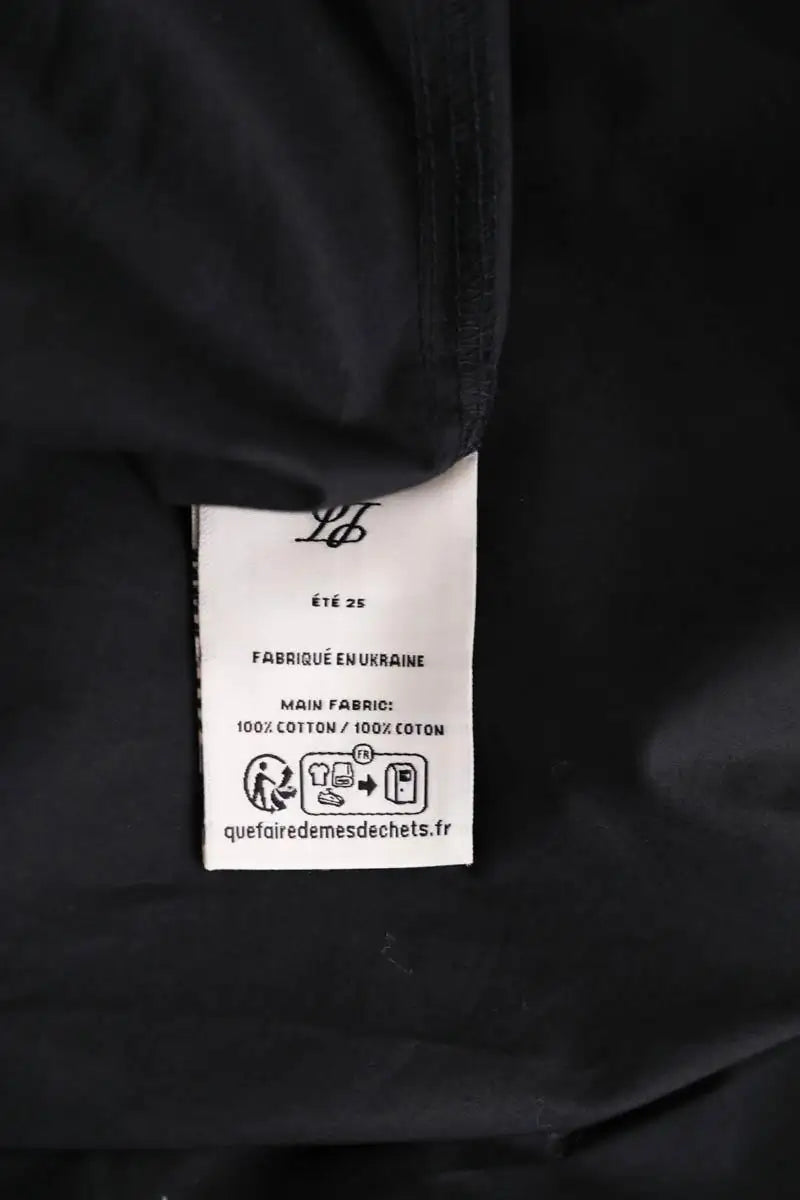 Robe Laurence Bras Noir en Coton