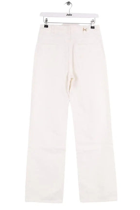 Jean droit Chloé Beige en Coton