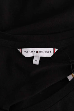 T-shirt Tommy Hilfiger Noir en Coton