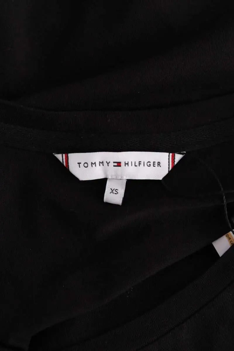 T-shirt Tommy Hilfiger Noir en Coton
