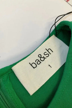 Top sans manche Ba&Sh Vert en Coton
