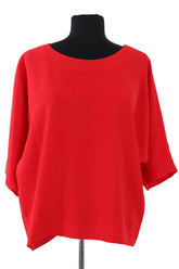 Blouse Iro Rouge en Synthétique, taille S - Seconde Main