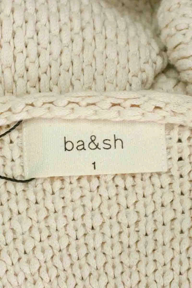 Cardigan Ba&Sh Ecru en Coton