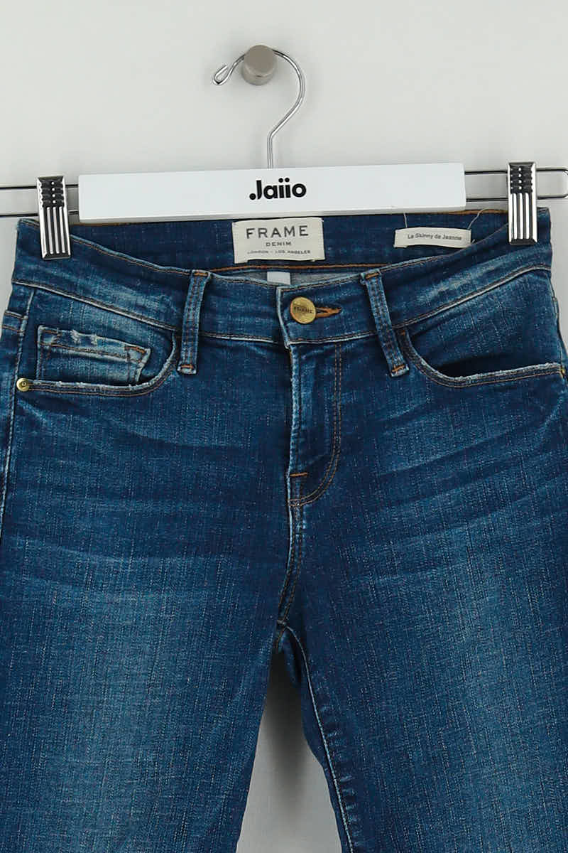 Jean slim Frame  Bleu