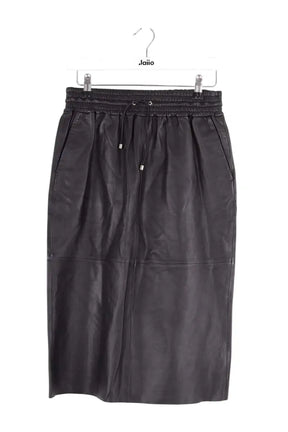 Jupe Ba&Sh Noir en Cuir, taille XS - Seconde Main
