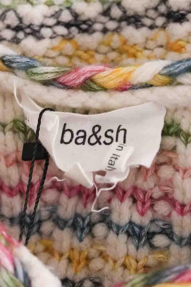 Gilet Ba&Sh Multicolore en Laine