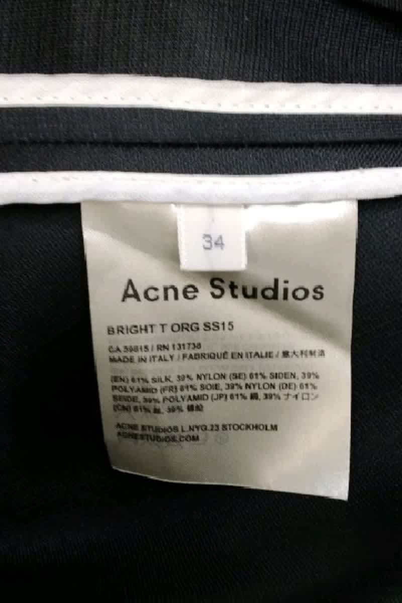 Robe Acne Studios  Noir