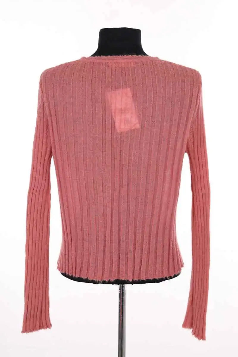 Cardigan Mes Demoiselles Rose en Laine