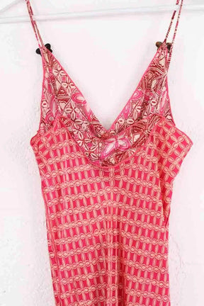 Robe Poupette St Barth Rose en Soie