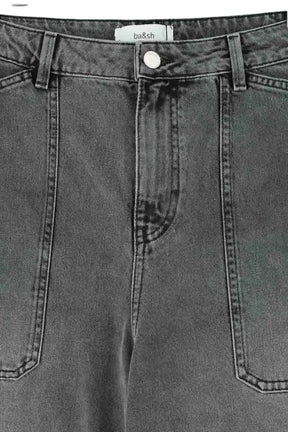 Jean large Ba&Sh Gris en Coton, taille M - Seconde Main