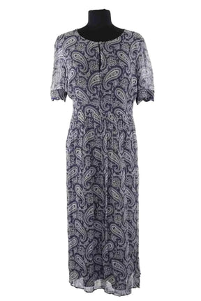 Robe Claudie Pierlot Marine en Viscose, taille M - Seconde Main