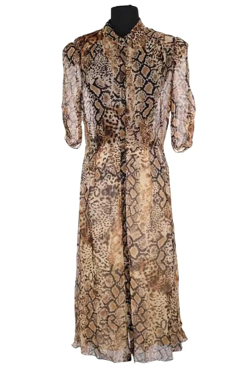 Robe Ba&Sh Marron en Viscose, taille L - Seconde Main