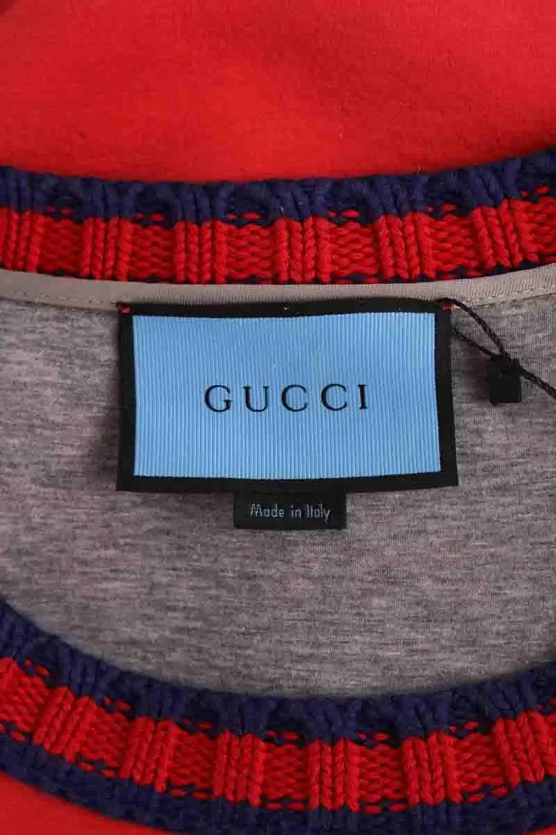 Sweatshirt Gucci Rouge en Coton