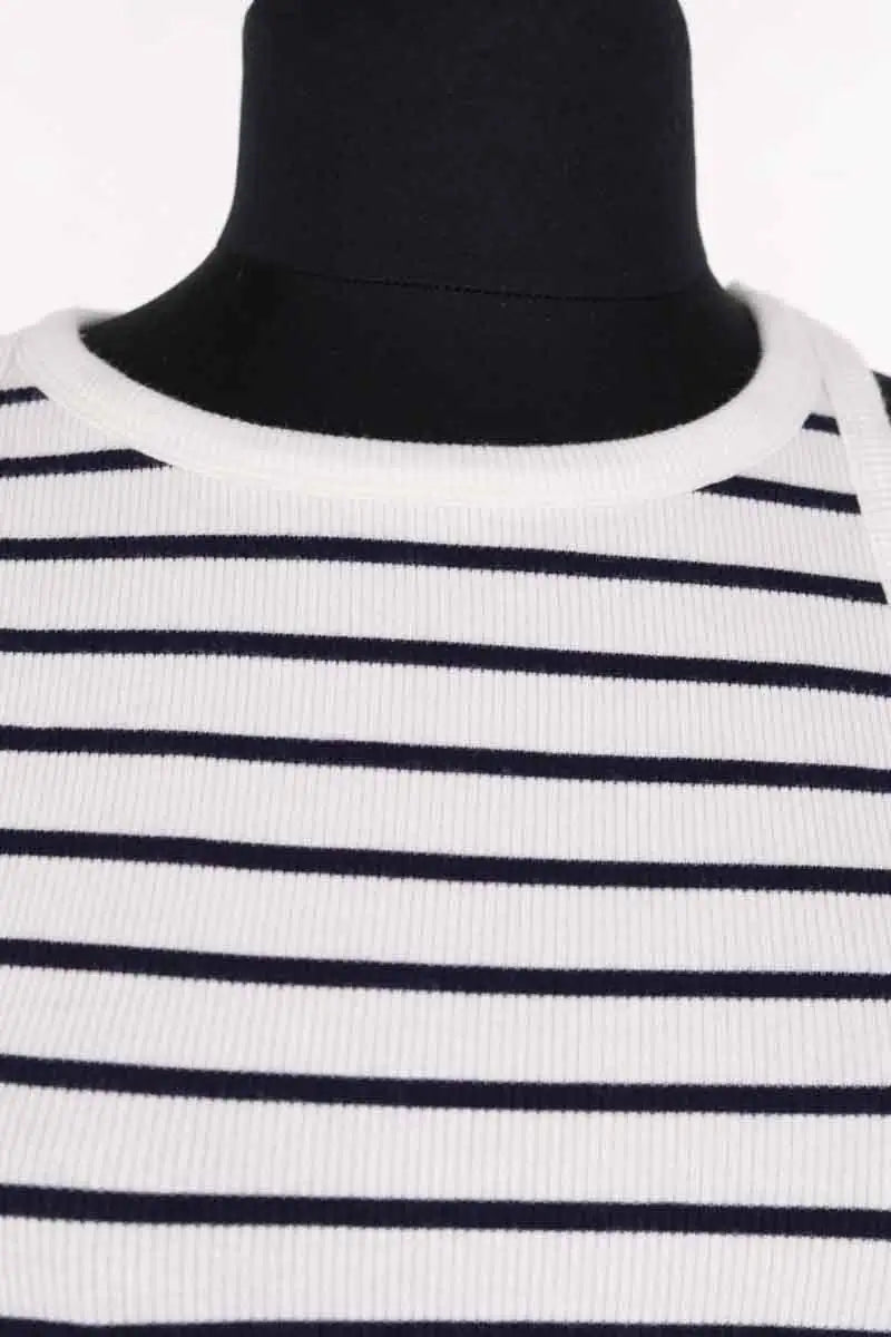 Top sans manche Sézane Blanc en Coton
