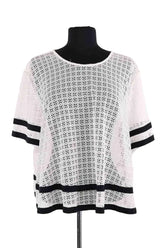 Blouse Claudie Pierlot Blanc en Synthétique, taille L - Seconde Main
