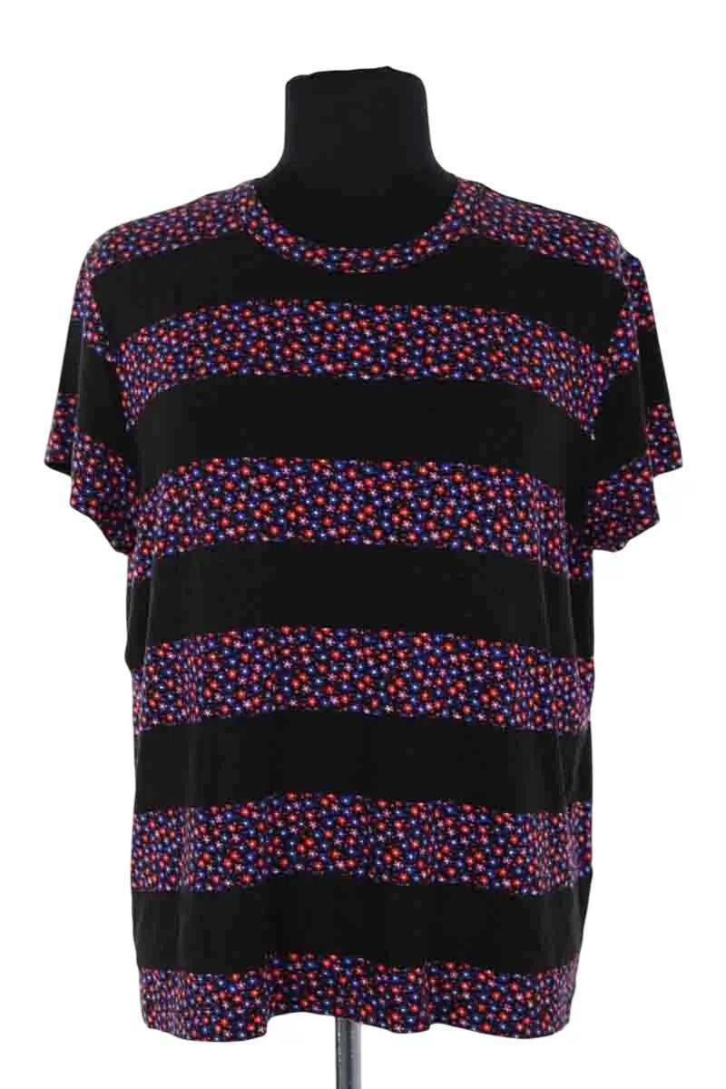 T-shirt Agnès B. Noir en Viscose, taille M - Seconde Main