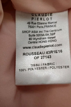 Robe Claudie Pierlot  Rose