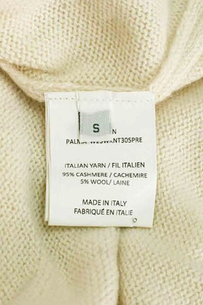 Pull Officine Générale Ecru en Cachemire