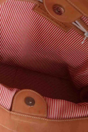 Cabas Ines de la Fressange Rouge en Daim