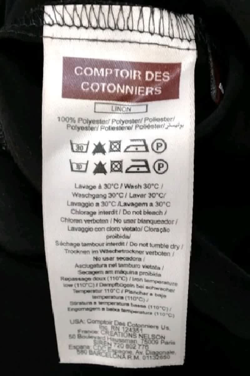 Robe Comptoir des Cotonniers  Noir