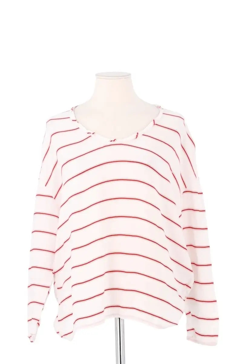 T-shirt American Vintage Blanc en Viscose, taille S - Seconde Main