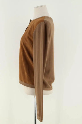 Cardigan Tara Jarmon Camel en Coton