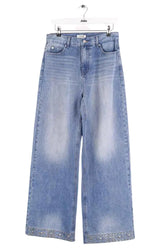 Jean large Sandro Bleu en Coton, taille L - Seconde Main