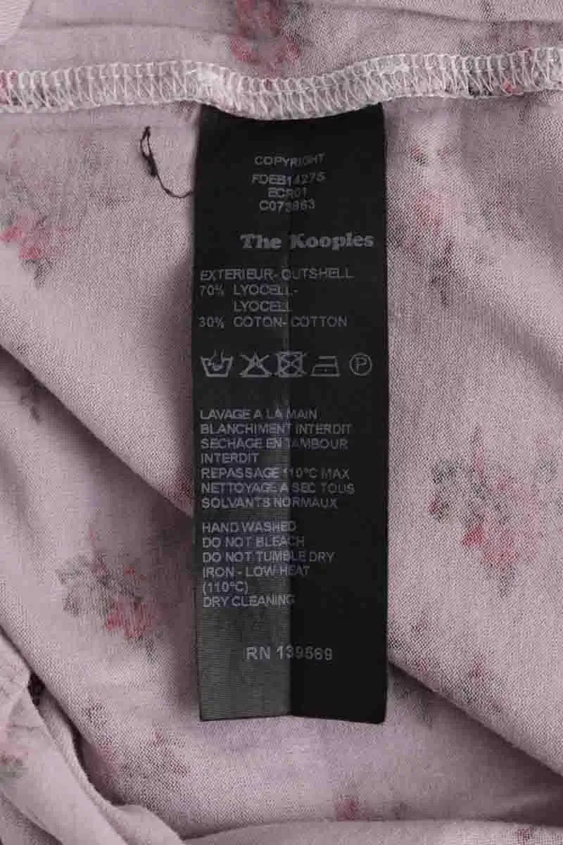 Top sans manche The Kooples Rose en Coton