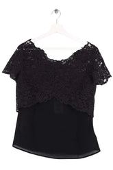 Blouse The Kooples Noir en Synthétique, taille M - Seconde Main